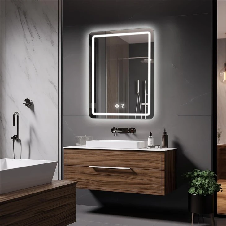 Anti Fog Led Bathroom Mirror factory